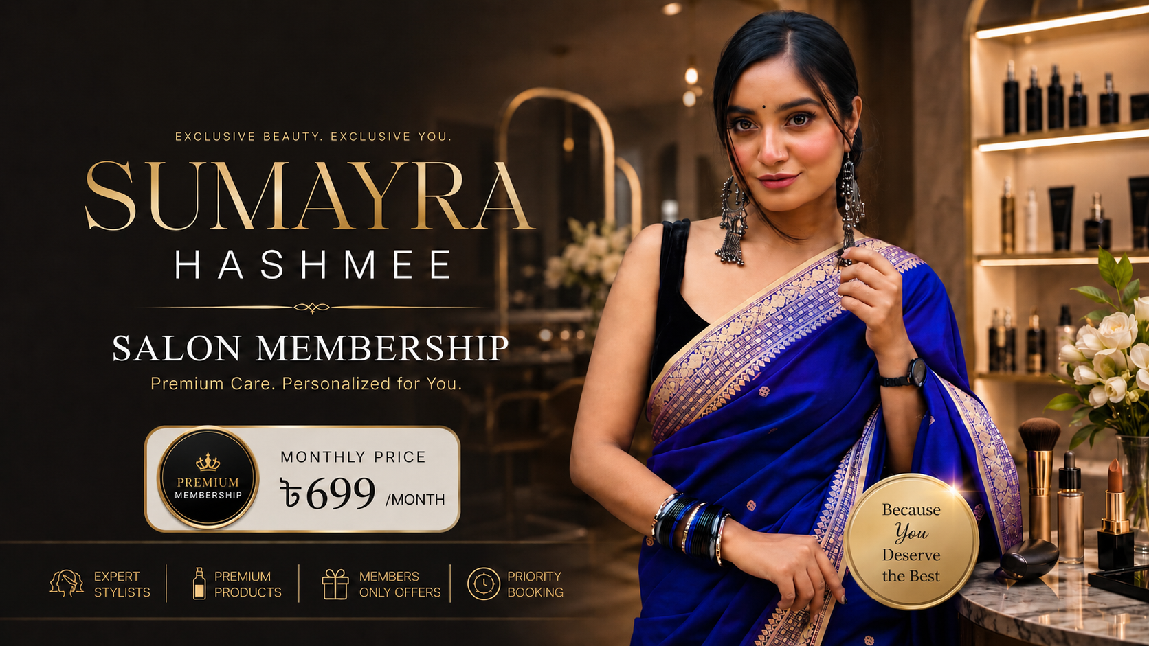 SUMAYRA HASHMEE - Premium Beauty Salon